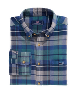 Vineyard Vines Mens Plaid Vineyard Flannel Long Sleeve Shirt