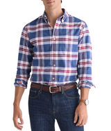 Vineyard Vines Mens Plaid Oxford Long Sleeve Shirt