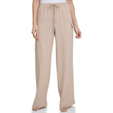 Calvin Klein Womens Textured Stripe Pants