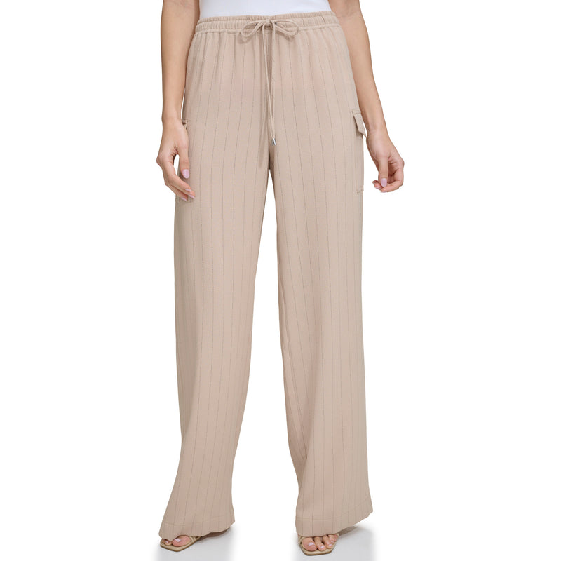 Calvin Klein Womens Textured Stripe Pants ShopCGX