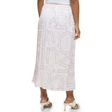 Calvin Klein Womens Printed Plisse Skirt