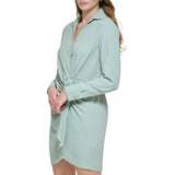 Calvin Klein Womens Airlow Tie Front Dress