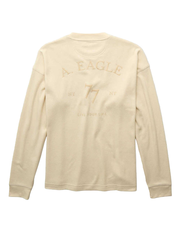 American Eagle Mens AE Thermal Long Sleeve T-Shirt