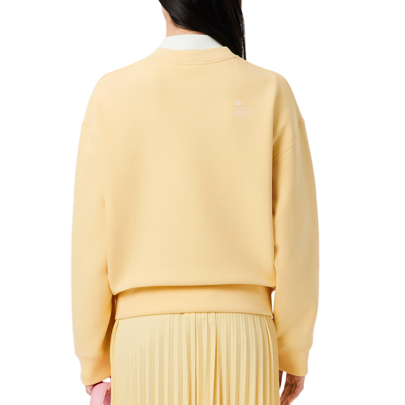 Lacoste Womens Oversized Cotton Sweatshirt