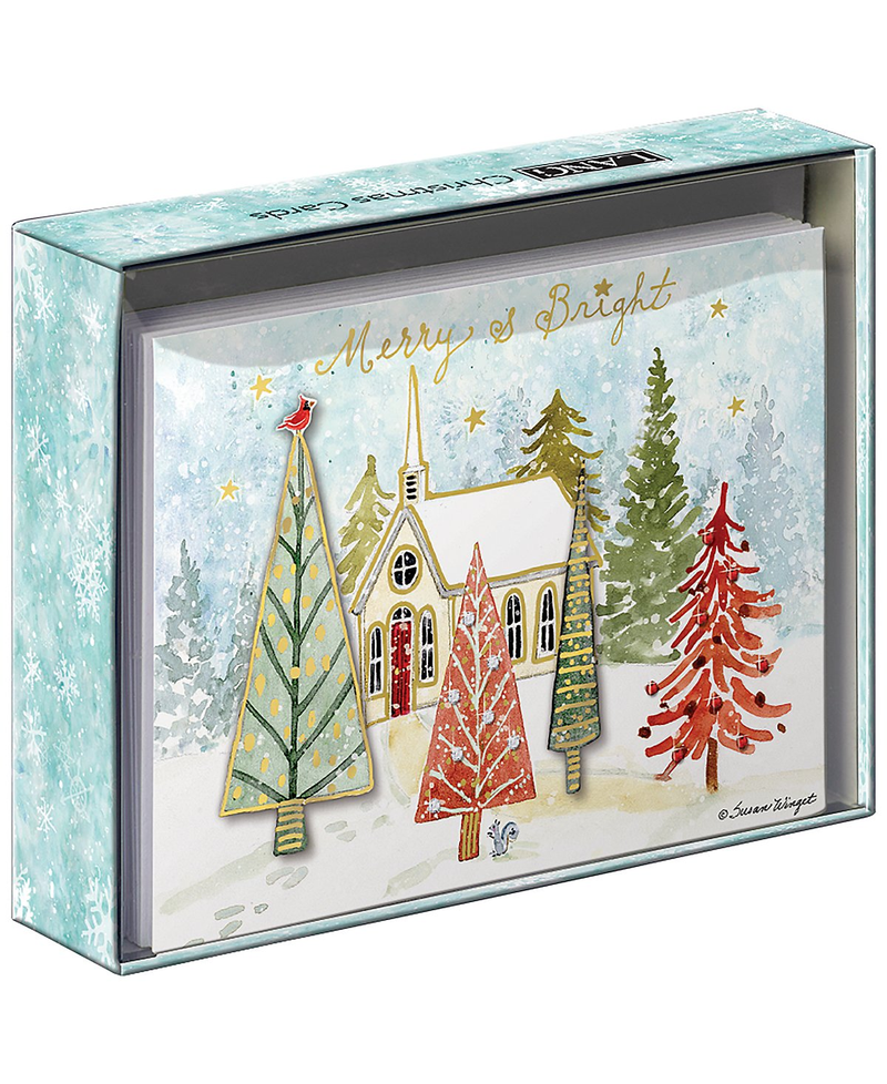 Lang Merry and Bright Luxe Christmas Cards