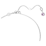 Swarovski Gema Y Pendant Necklace - Mixed Cuts, Multicolored, Rhodium Plated