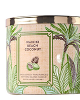 Bath & Body Works 3-Wick Candle - Waikiki Beach Coconut