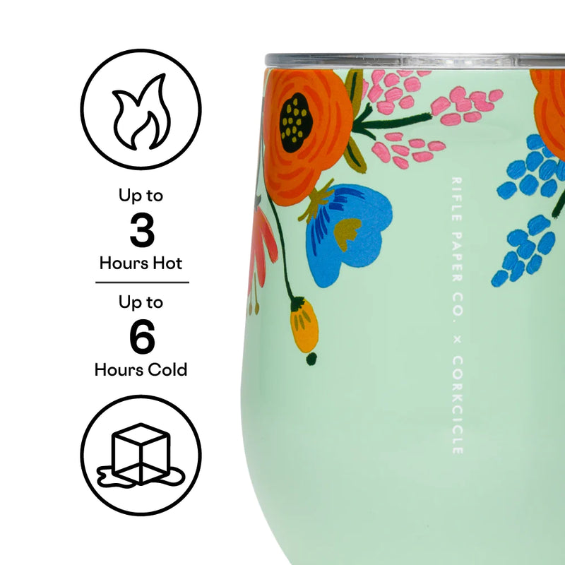 Corkcicle Rifle Paper Co. Stemless Wine Cup - 12 oz.