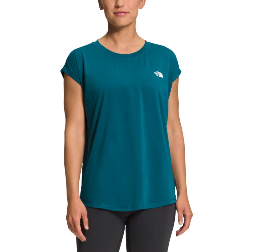 The North Face Womens Wander Slitback Short Sleeve Top