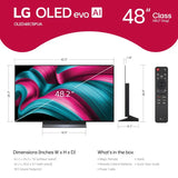 LG 48" Class C5 Series OLED evo AI 4K UHD Smart webOS TV
