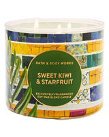 Bath & Body Works 3-Wick Candle - Sweet Kiwi & Starfruit