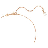 Swarovski Hyperbola Pendant Necklace - Mini, White, Rose Gold-Tone Plated