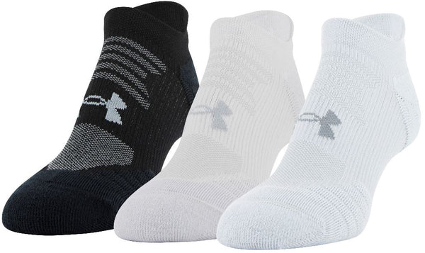 Under Armour Womens Play Up No Show Tab Socks - 3 Pack