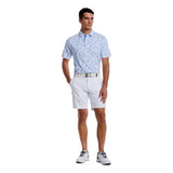 Callaway Mens Chev Botanical Print Golf Short Sleeve Polo Shirt