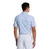 Callaway Mens Chev Botanical Print Golf Short Sleeve Polo Shirt