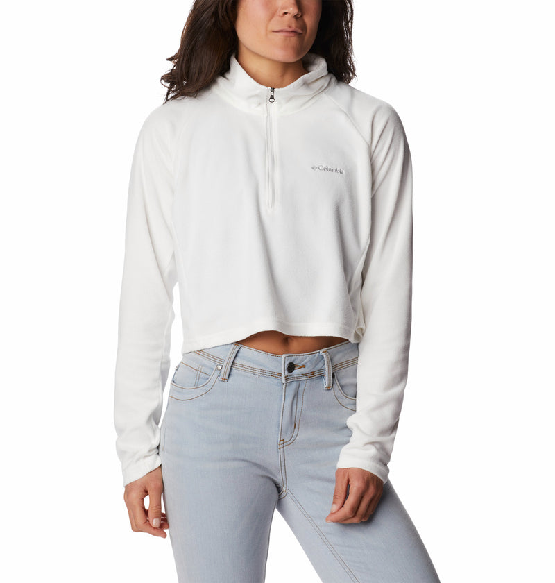 Columbia Womens Glacial Cropped Fleece Pullover