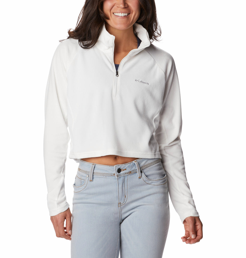 Columbia Womens Glacial Cropped Fleece Pullover