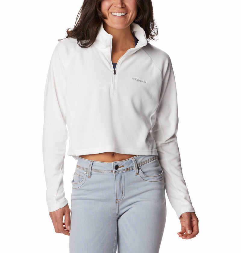Columbia Womens Glacial Cropped Fleece Pullover