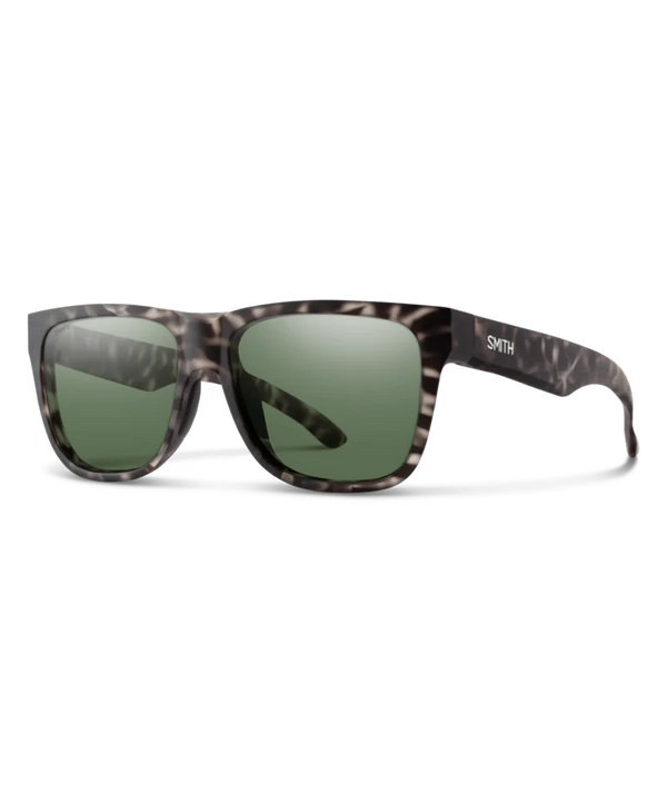 Smith Lowdown 2 Matte Gray Frame - ChromaPop Polarized Gray Green Mirror Lens - Polarized Sunglasses