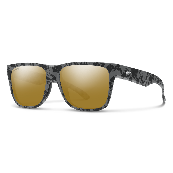 Smith Lowdown 2 Matte Gray Marble Frame - ChromaPop Polarized Bronze Mirror Lens - Polarized Sunglasses