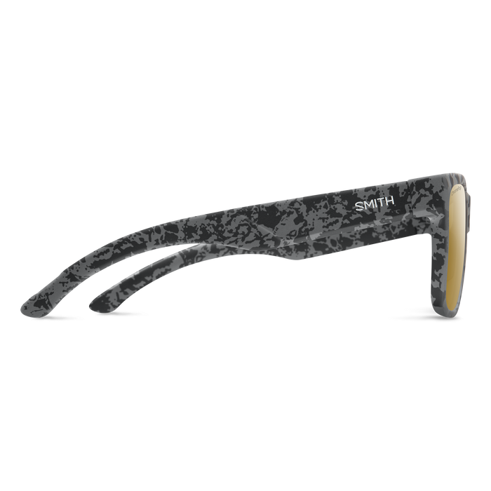Smith Lowdown 2 Matte Gray Marble Frame - ChromaPop Polarized Bronze Mirror Lens - Polarized Sunglasses