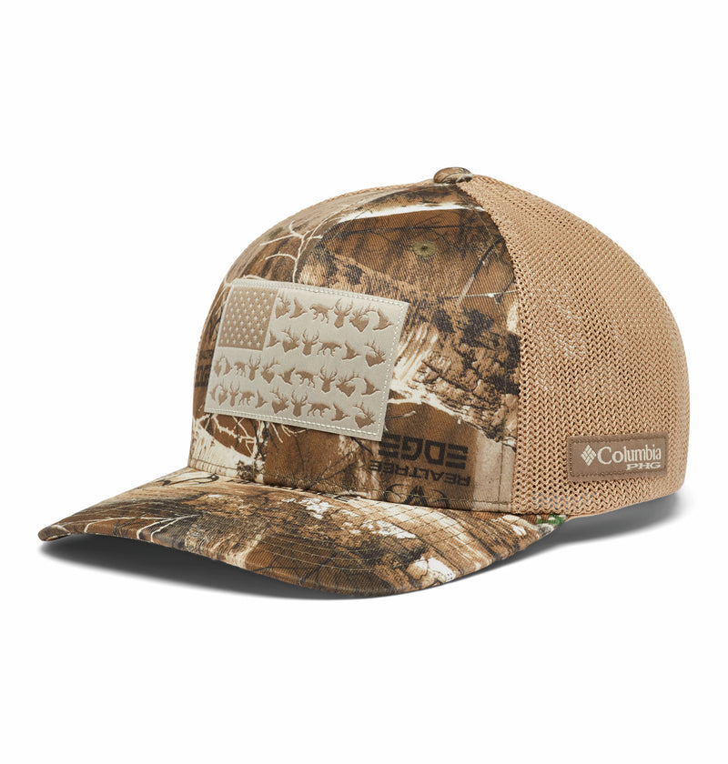 Columbia Mens PHG Camo Mesh Baseball Cap