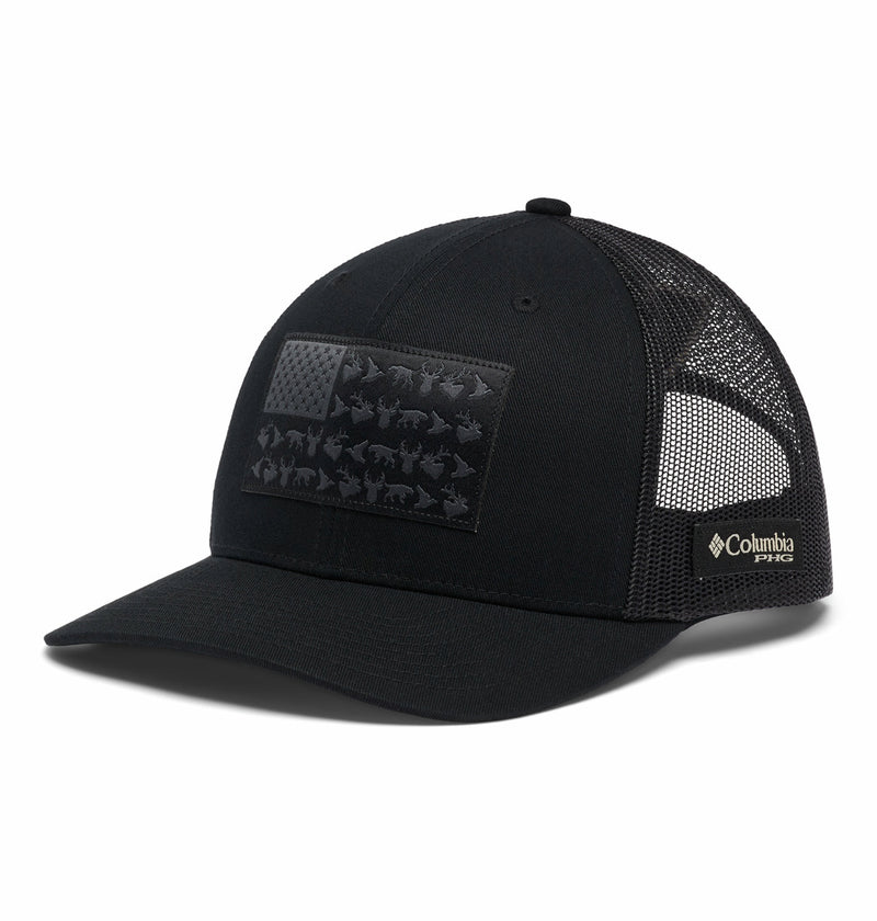 Columbia Mens PHG Game Flag Mesh Snapback Hat