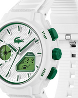 Lacoste Mens LC33 Analog and Digital Silicone Watch
