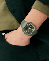 Lacoste Mens LC33 Analog and Digital Square Silicone Watch