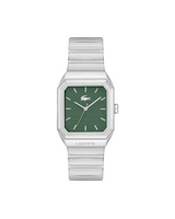 Lacoste Mens Rene Steel Silver-Tone Watch