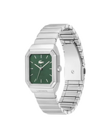 Lacoste Mens Rene Steel Silver-Tone Watch
