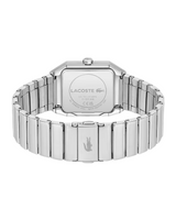 Lacoste Mens Rene Steel Silver-Tone Watch