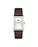 Lacoste Mens Santiago Brown Leather Strap Watch