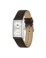Lacoste Mens Santiago Brown Leather Strap Watch