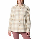 Columbia Womens Holly Hideaway Long Sleeve Flannel Shirt