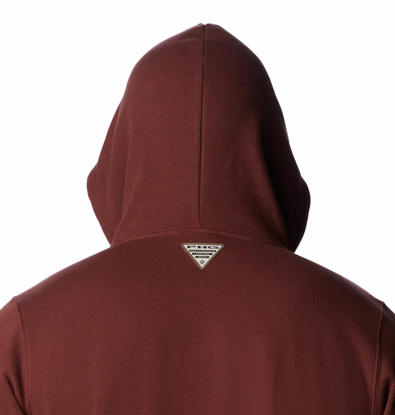 Columbia Mens PHG Game Flag Fleece Pullover Hoodie