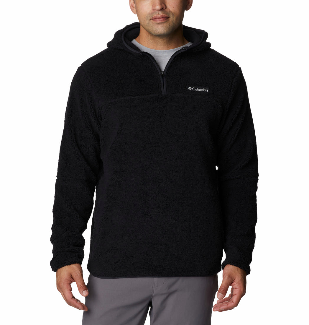 Columbia Mens Rugged Ridge III Sherpa Pullover Hoodie ShopCGX