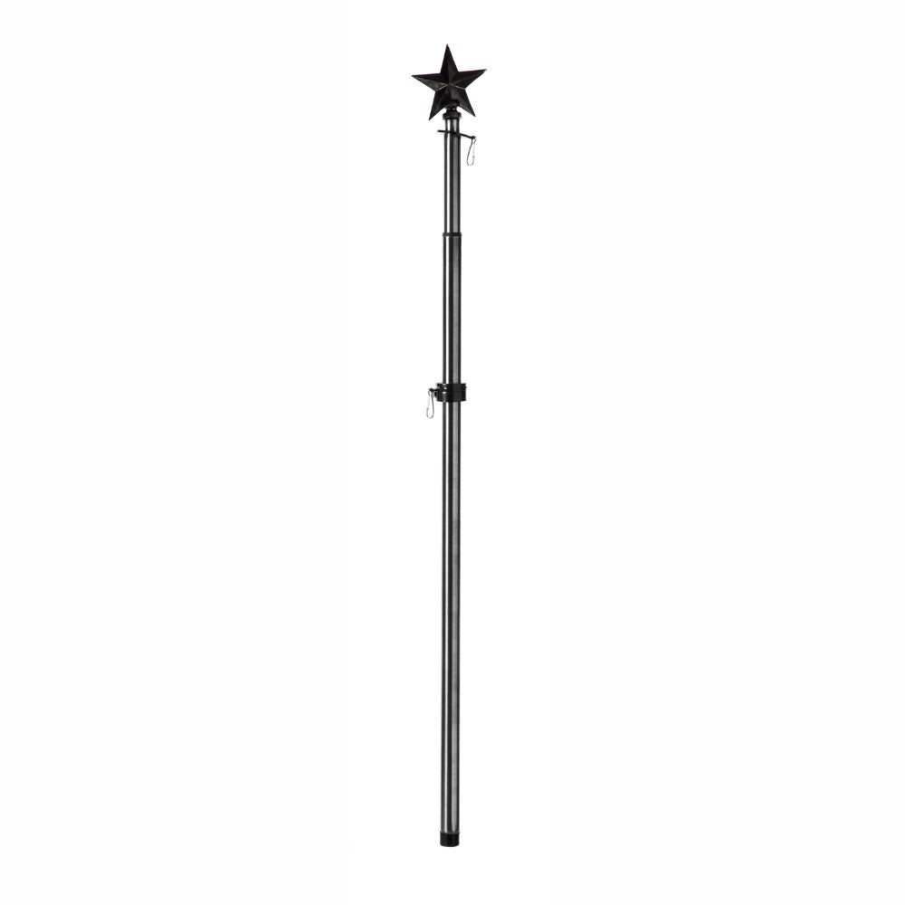 Evergreen Star Metal Extendable House Flag Pole