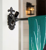 Evergreen Fleur de Lis Mounting Plate