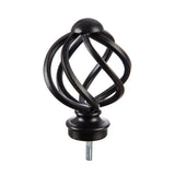 Evergreen Round Swirl Interchangeable Finial