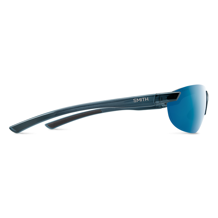 Smith Parallel 2 Crystal Mediterranean Frame - Polarized Blue Mirror Lens - Polarized Sunglasses