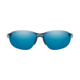 Smith Parallel 2 Crystal Mediterranean Frame - Polarized Blue Mirror Lens - Polarized Sunglasses