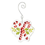 DEMDACO Candy Canes Glass Ornament