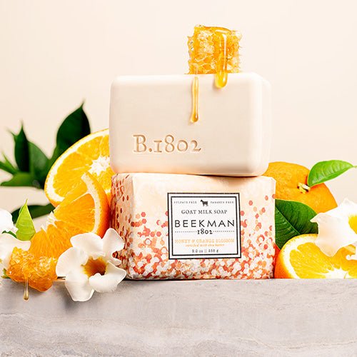 Beekman 1802 Honey & Orange Blossom Goat Milk Bar Soap - 9 oz.