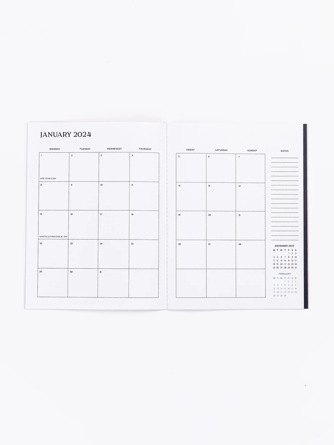 Mary Square Large Monthly Academic Planner - Richmond Cross