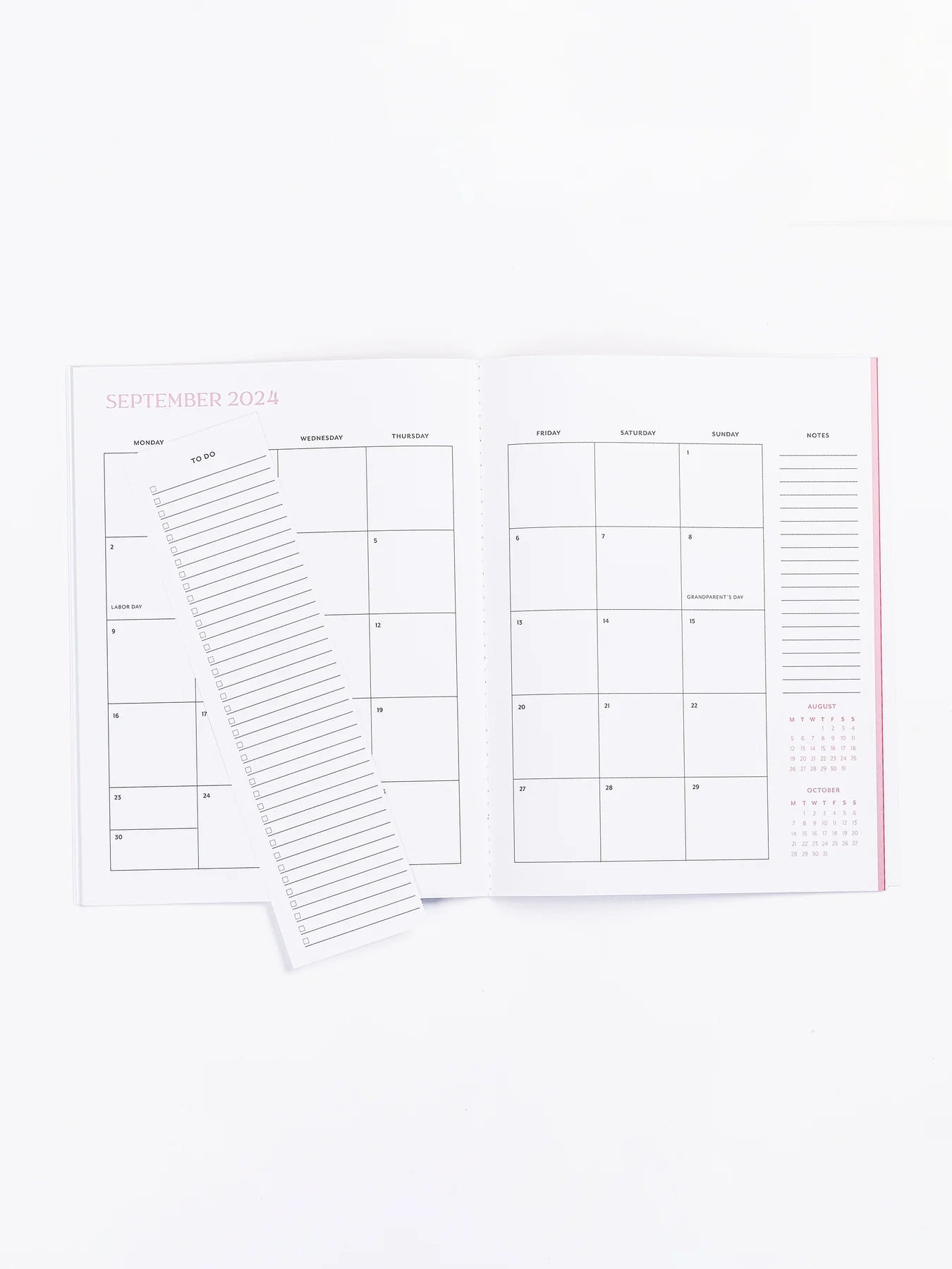 Mary Square Large Monthly Academic Planner - Picket Fence