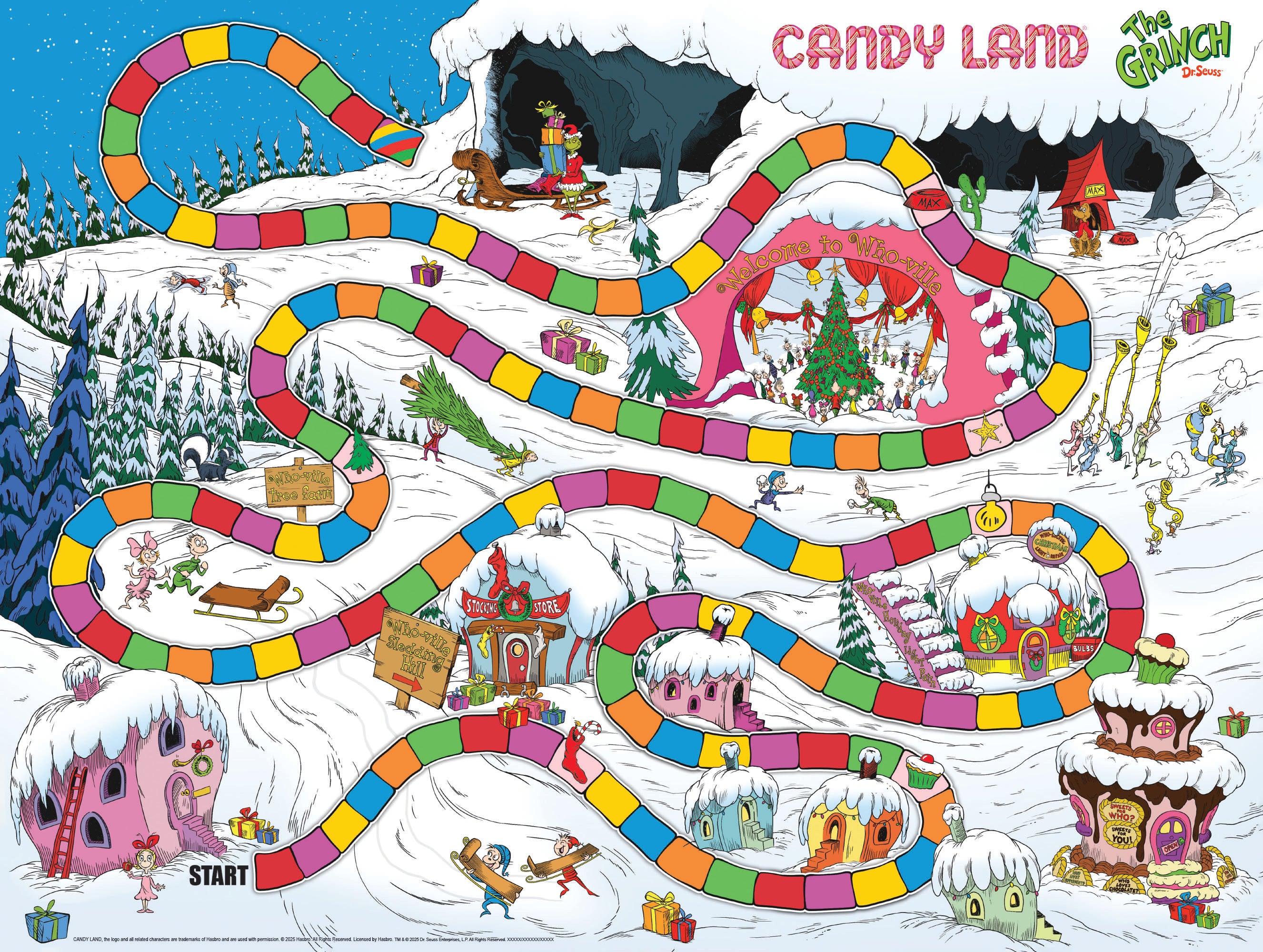 The OP Games Candyland: The Grinch Board Game