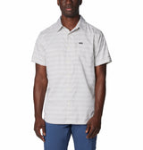 Columbia Mens Silver Ridge Utility Lite Novelty Short Sleeve Button Down Shirt