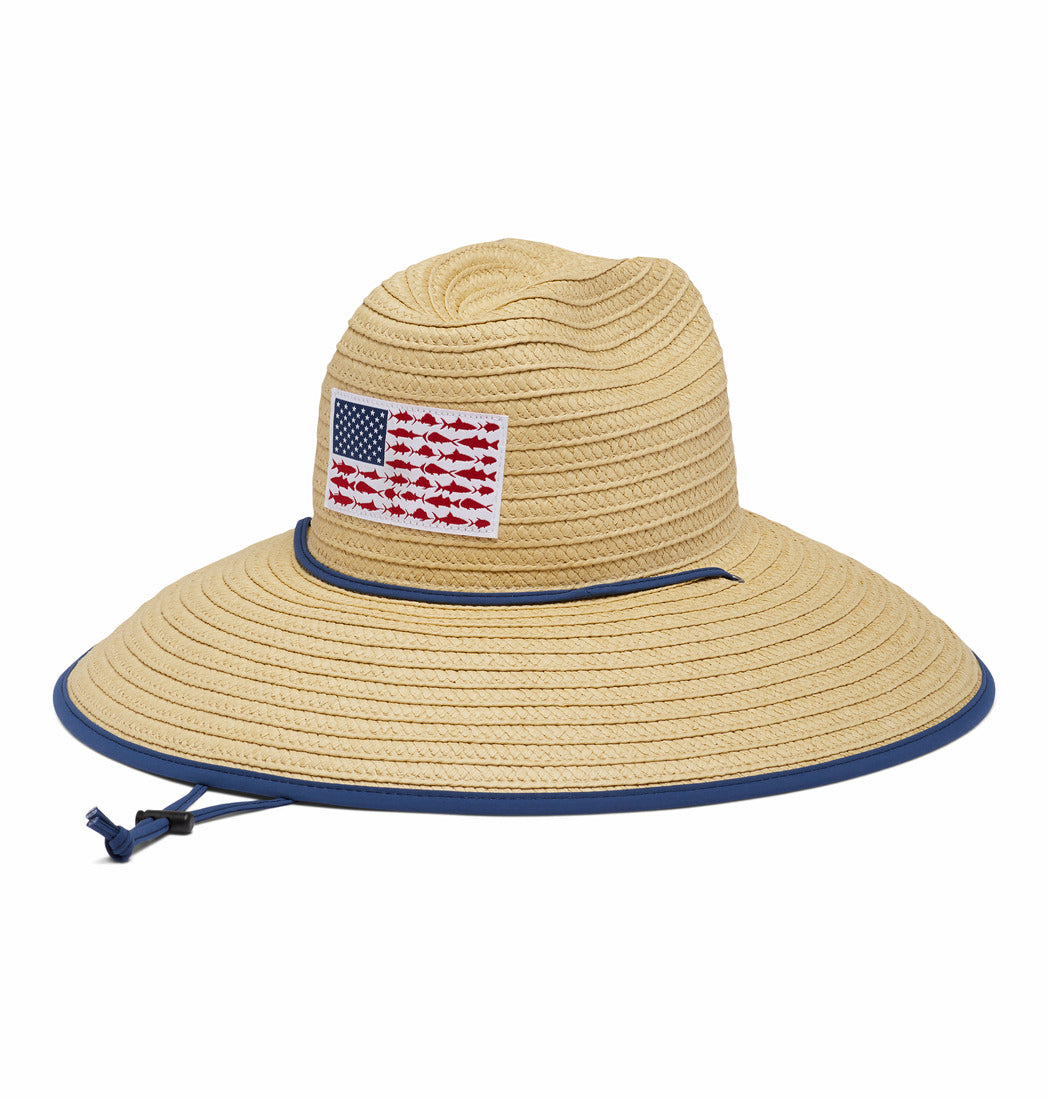 Columbia Straw Lifeguard Hat