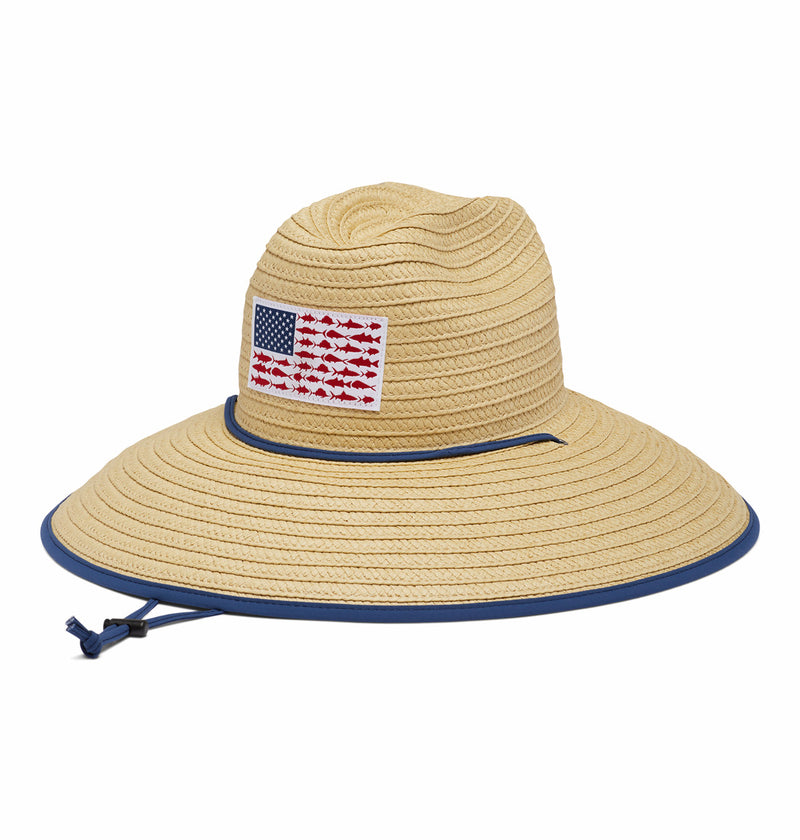 Columbia Straw Lifeguard Hat
